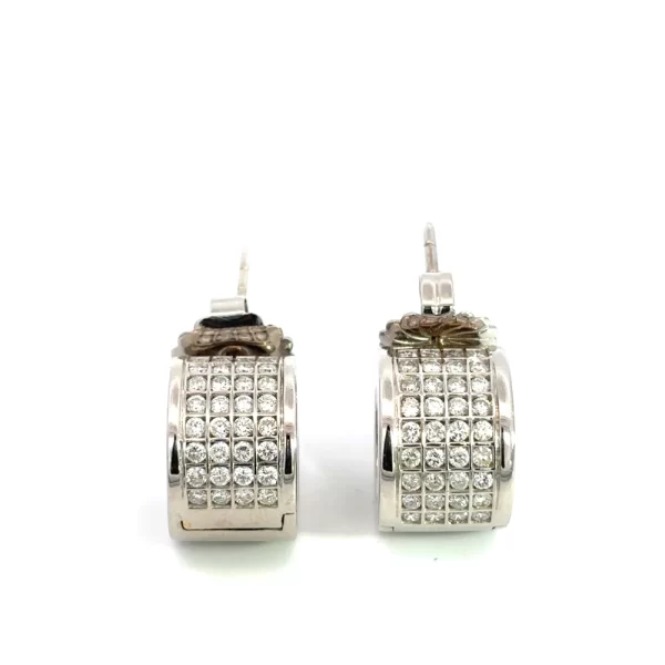 White Gold Diamond Earrings