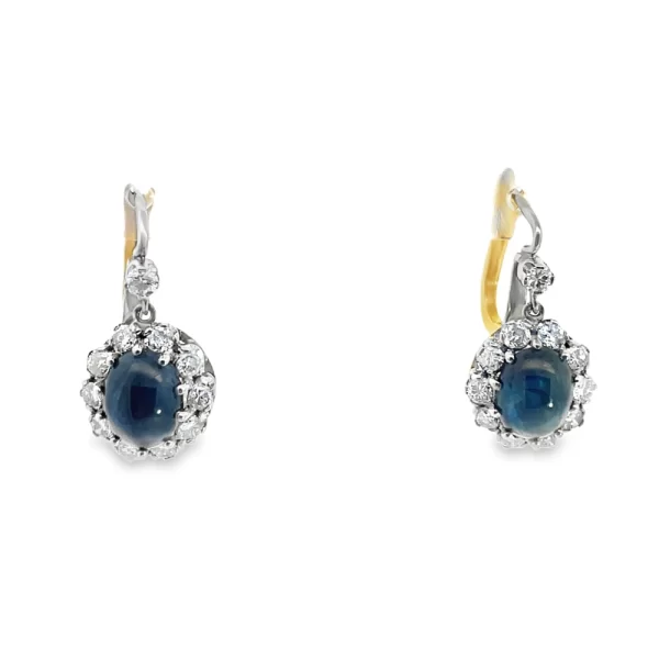 Timeless Sapphire & Diamond Earrings