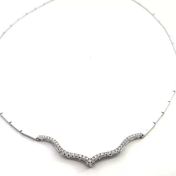 White Gold Diamond Necklace