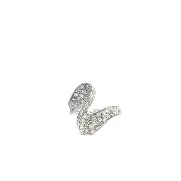 Diamond Pavé Swan Ring