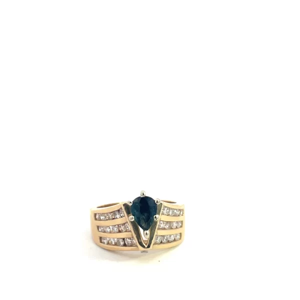 Sapphire and Diamond Ring