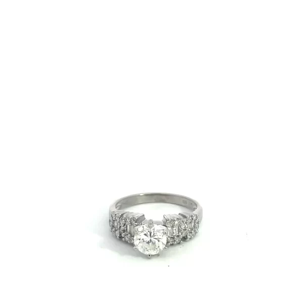 White Gold Diamond Ring