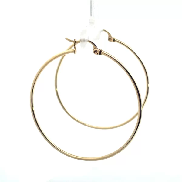 Gold Criollo Hoop Earrings