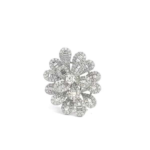 Floral Diamond Ring
